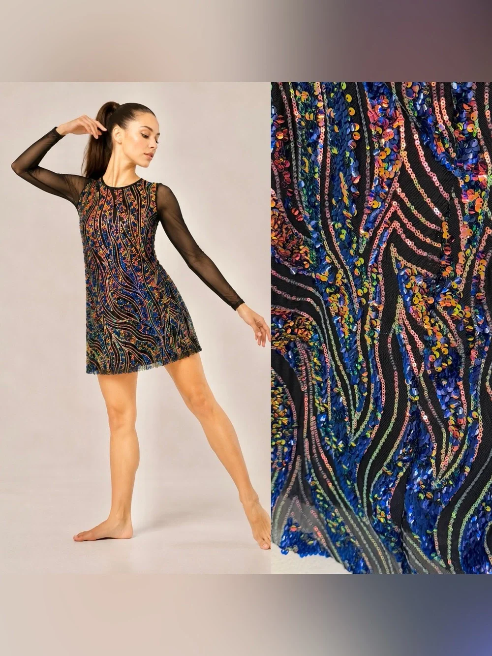 A Wish Come True 23196Y Dance Costume XLA Adult Open Back Jazz Contemporary Solo